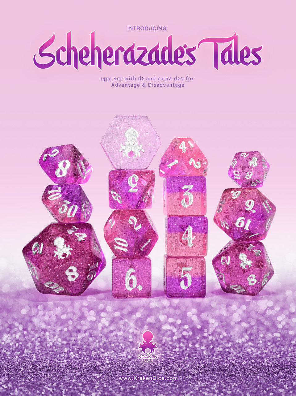 Scheherazade's Tales 14pc Dice Set